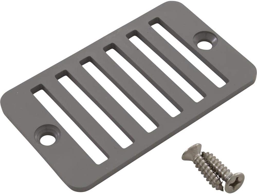 Rectangular Grate w/ Screws Gray || 25533-001-010