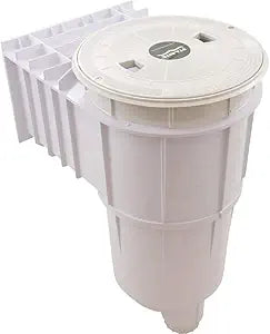 Pentair Sta-Rite U-3 Skimmer – 2" Slip with 1.5" Reducer, White Lid, No Float | 08650-4404