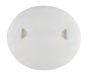 Pentair A&A 542517 white DekClor/Whispa deck lid with collar, manufacturer catalog image.