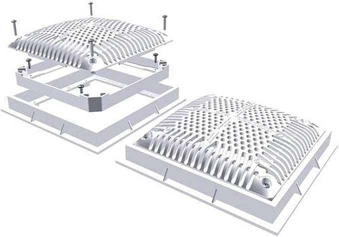 Suction Outlets 3 In w/HF 9x9 | WG1061HF2PAK2