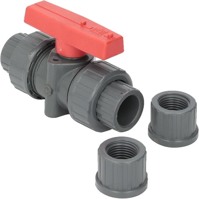 Hayward 1/2" Grey True Union Ball Valve || TBB1005CPEG