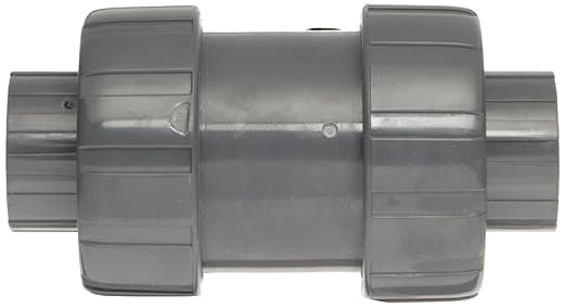 3" PVC Ball Check Valve – Socket End, EPDM Seals | TC1300SE