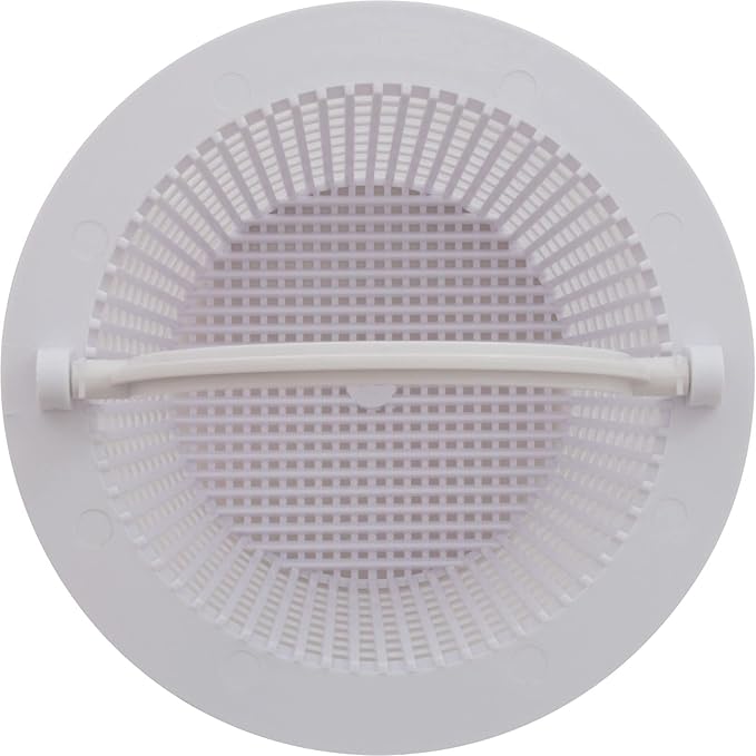White Pentair HydroSkim pool skimmer basket with handle