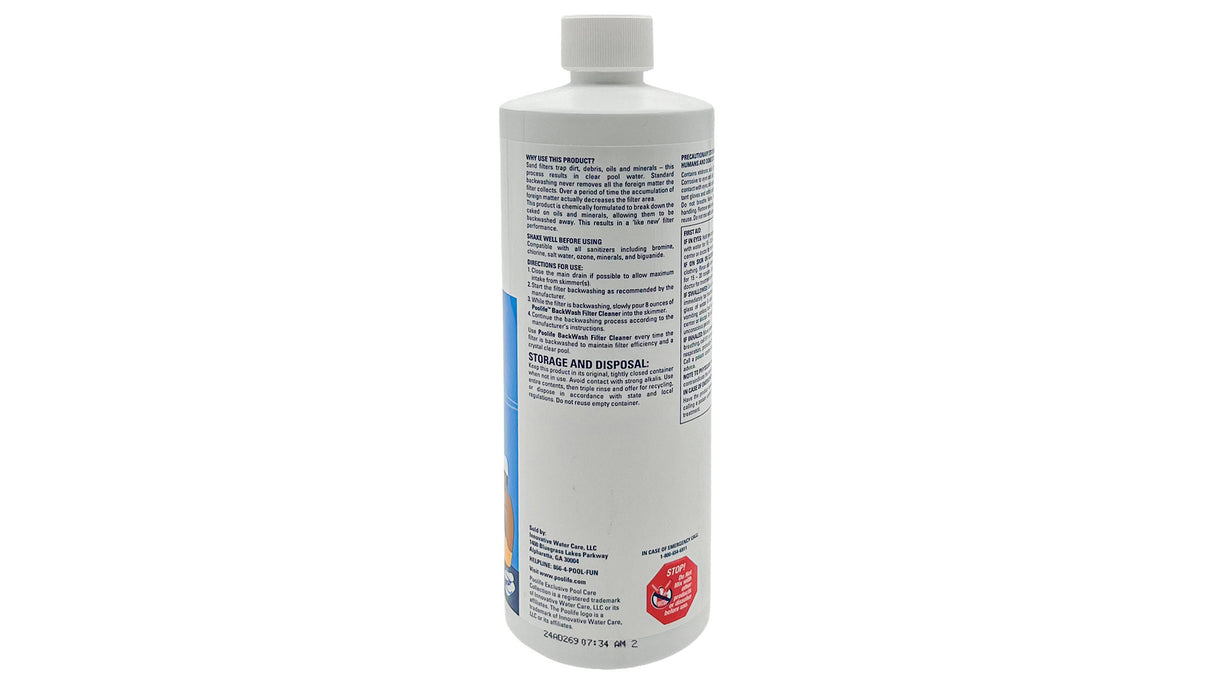 Poolife Backwash Filter Cleaner 32 FL OZ | 62062