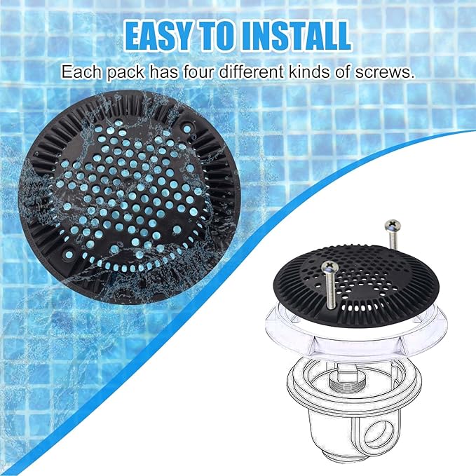 Cover - Suction Outlet, Black | WGX1048EBLK