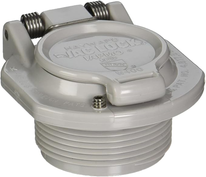 Hayward Vac Lock Safety Wall Fitting, Grey || W400BLGP