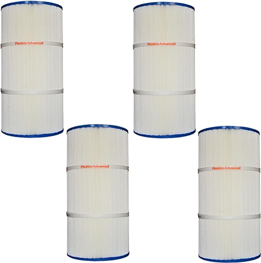 Pleatco Filtration Pool Filter Cartridge Replacement for CCP240, C2025, C2020, C2000, PRC 50 | PCC60-PAK4-EC