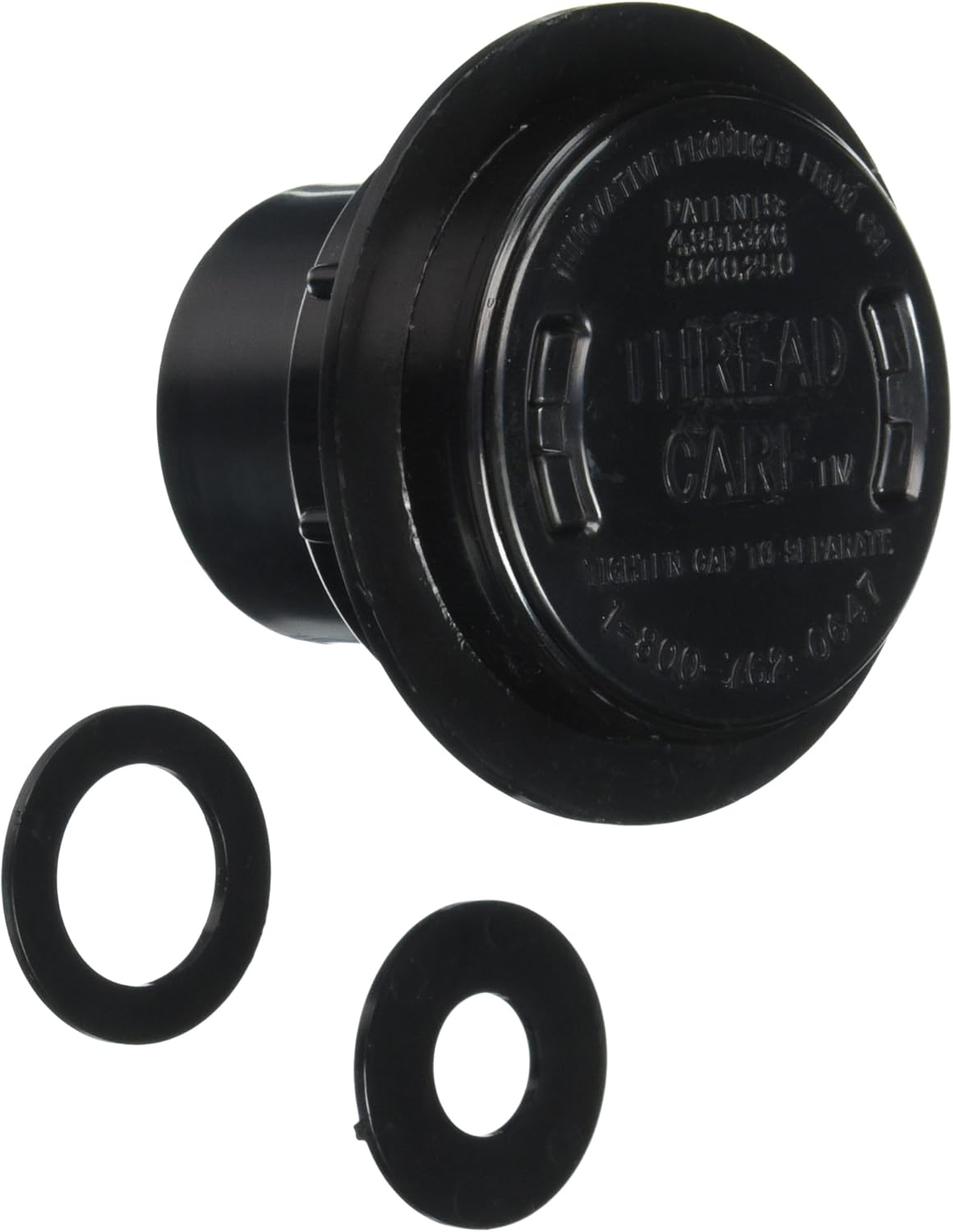 Caretaker 1.5" JET BLACK TC3 FLUSH MOUNT RETURN FITTING || 3-3-112