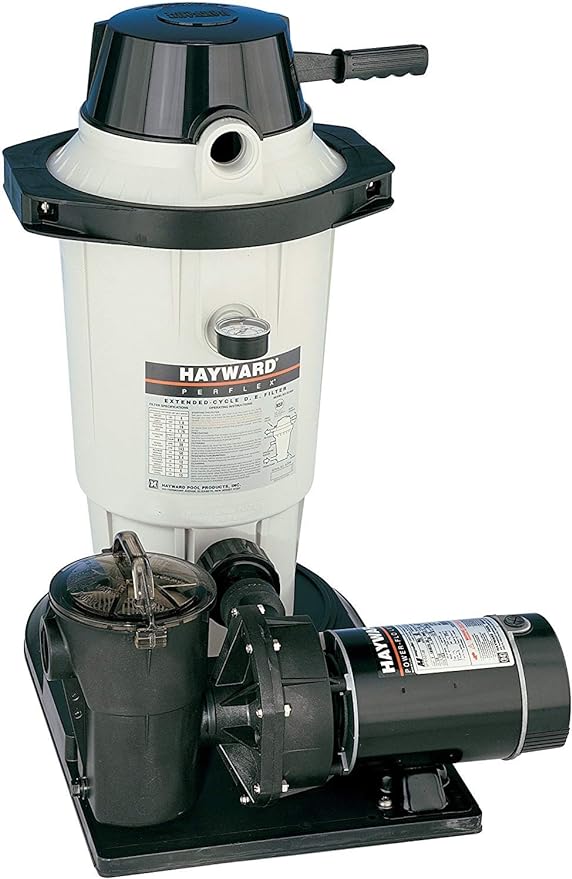 Hayward 20 Sq. Ft. Perflex D.E. Filter with Hose Kit 1HP | W3EC40C92S