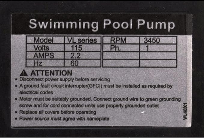 PUMP W/O STRAINER | VLX4009