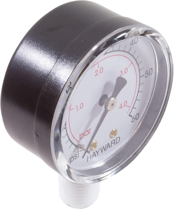 HAYWARD Pressure Gauge - 1/4" Btm Mt | HCXFPGB1000