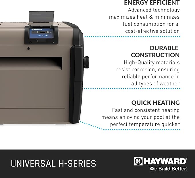 Hayward Universal H-Series Natural Gas Heater 250K BTU | W3H250FDN