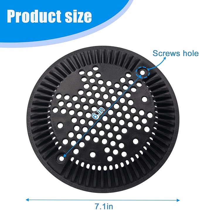 Cover - Suction Outlet, Black | WGX1048EBLK