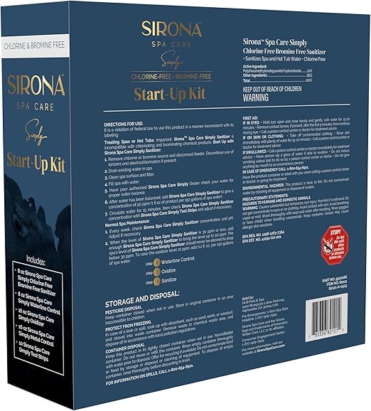 Sirona Simply Spa Start-Up Kit | 82121