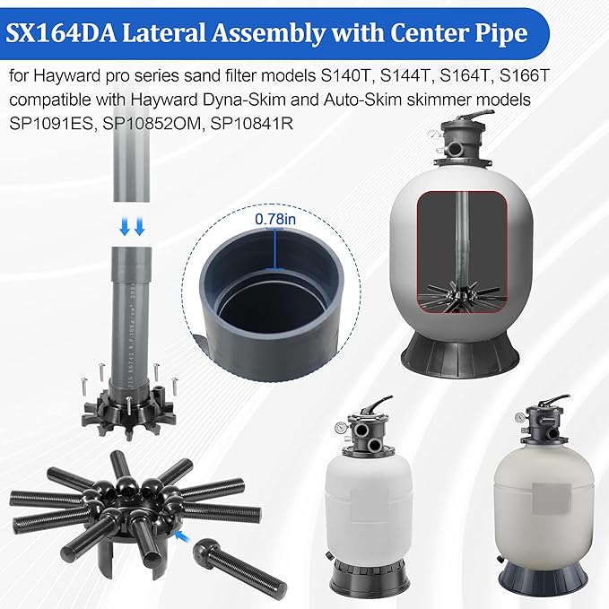 Lateral Assembly with Center Pipe | SX164DA