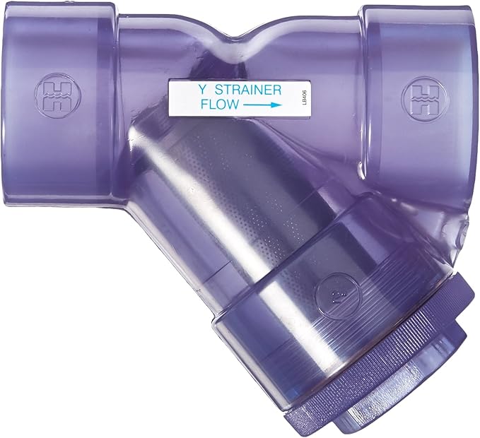 Hayward 2″ Clear PVC True-Union Y-Strainer, Socket | SKU YS00200SU