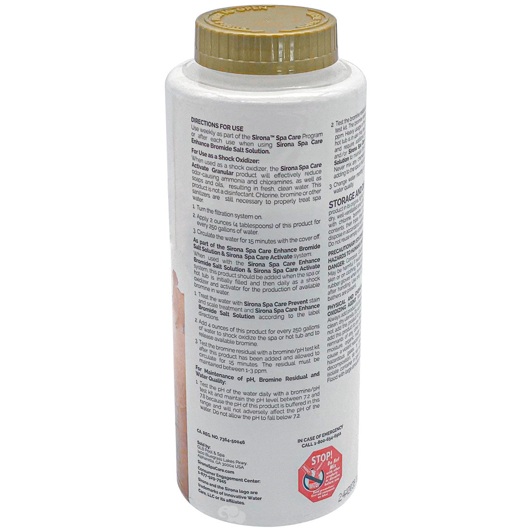 Sirona Activate Granular | 82147 (2.2 LBS)