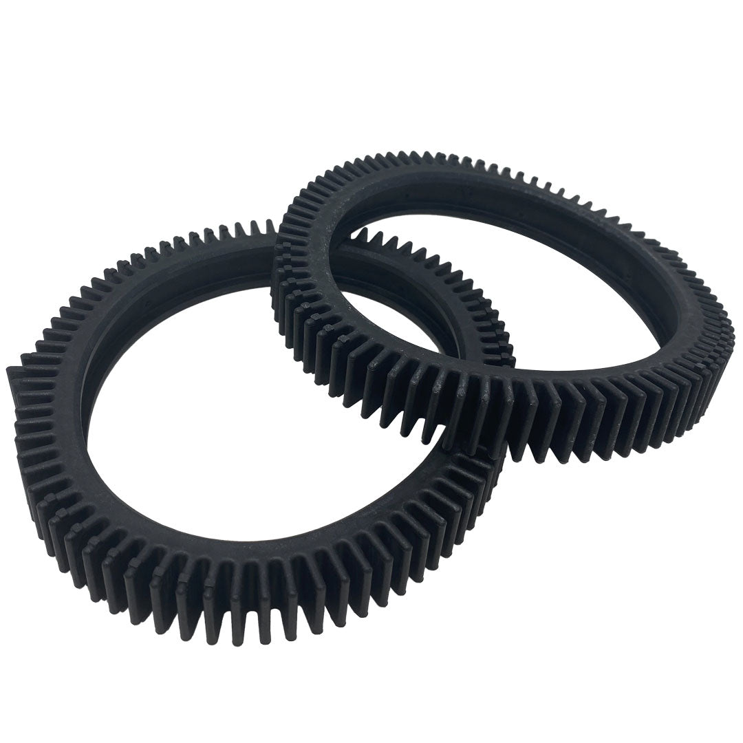 Hayward Poolvergnuegen 3 Finger Hump Tire, Black (2-Pack) | 896584000-556