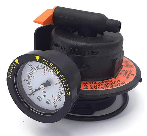 ARG Air Relief Assy Replaces Hayward DEX2420MAR2 w/ Gauge | Filter Vent & Gauge | ARHDEX2