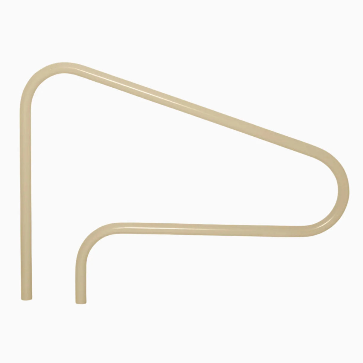 Saftron 3-Bend Return-to-Deck Pool Handrail – Beige | RTD-348-B