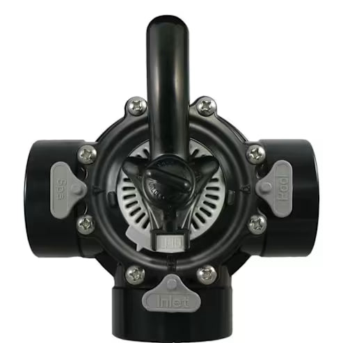 CMP HydroSeal 3-Way Diverter Valve 1-1/2" Socket x 2" Spigot - Black | 25913-154-000