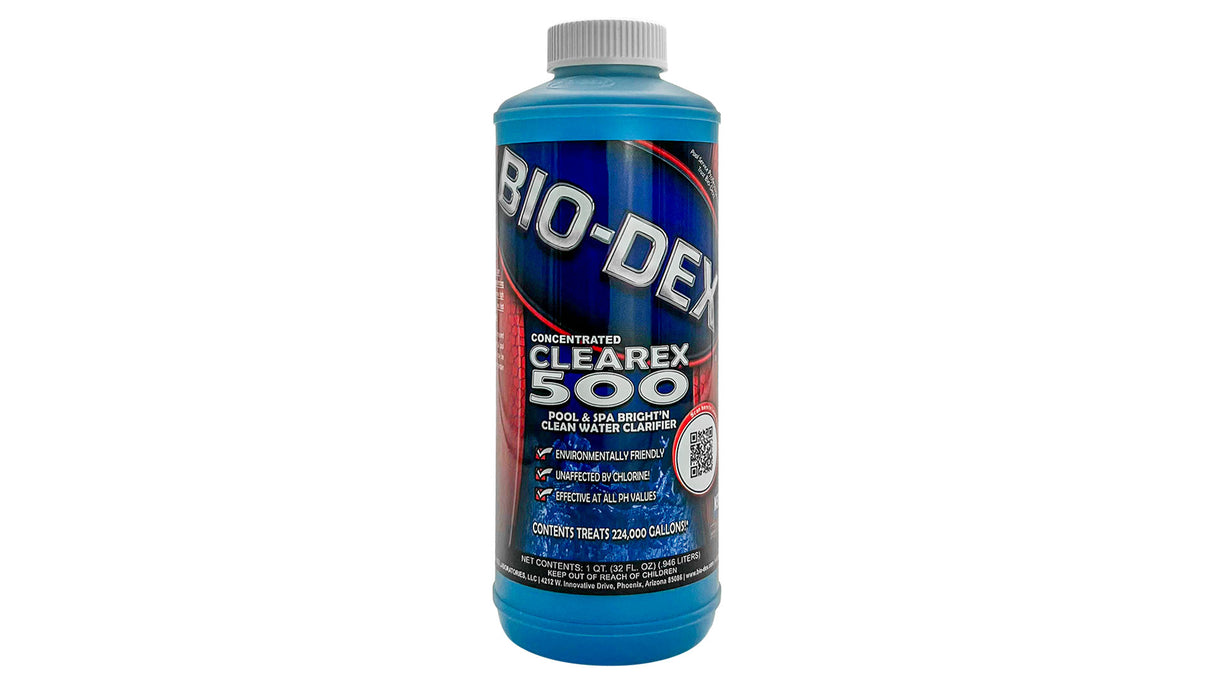 Bio-Dex Laboratories Clearex 500 Water Clarifier (32 Oz.) | CX532