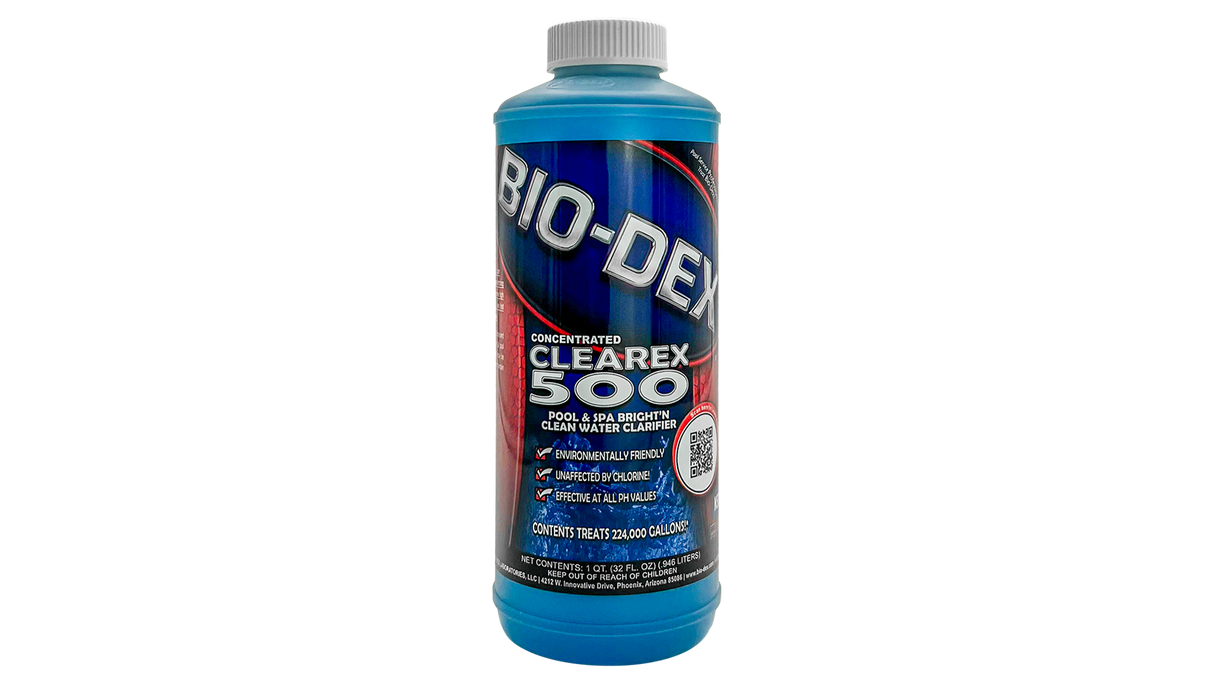 Bio-Dex Laboratories Clearex 500 Water Clarifier (32 Oz.) | CX532