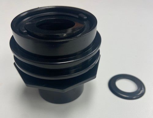 ARG Flush-Mount Return Fitting (Black) | Low-Profile Wall Return | FR00BK