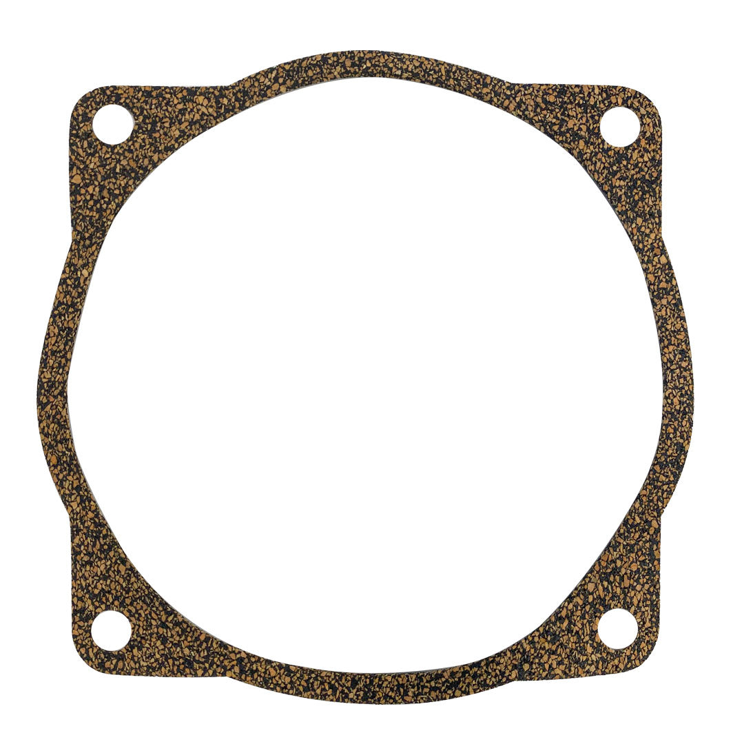 Swimquip pump gasket with four bolt holes, shown on a white background.