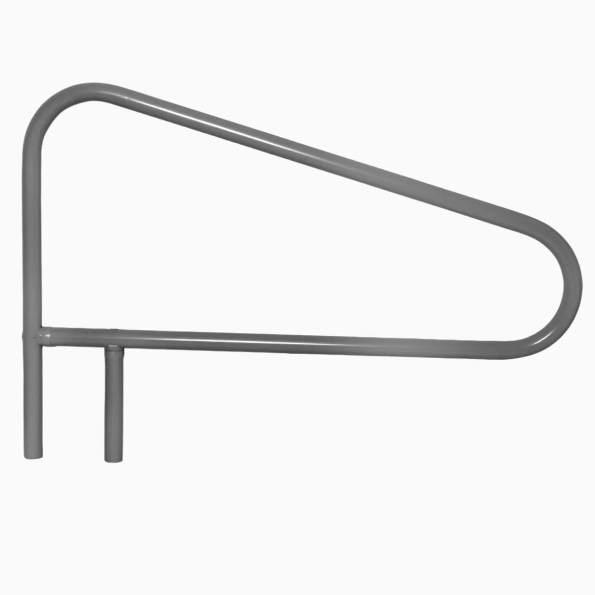 Saftron 3-Bend Cross-Braced Return-to-Deck Handrail – Graphite Gray | CBRTD-352-GG