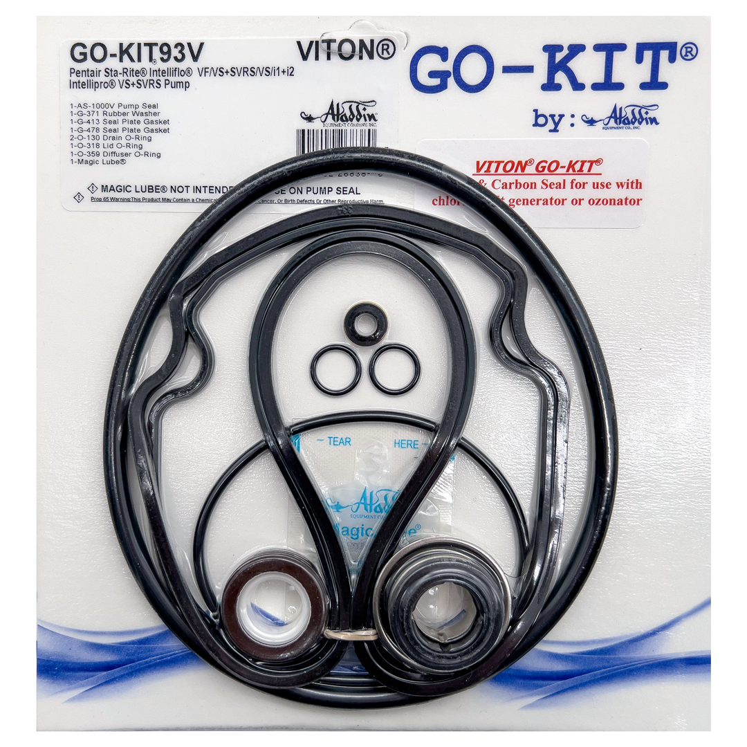 Aladdin GO-KIT for Pentair Sta-Rite IntelliFlo VF/VS+SVRS/VS/i1+i2 & IntelliPro VS+SVRS Pump | GO-KIT93V
