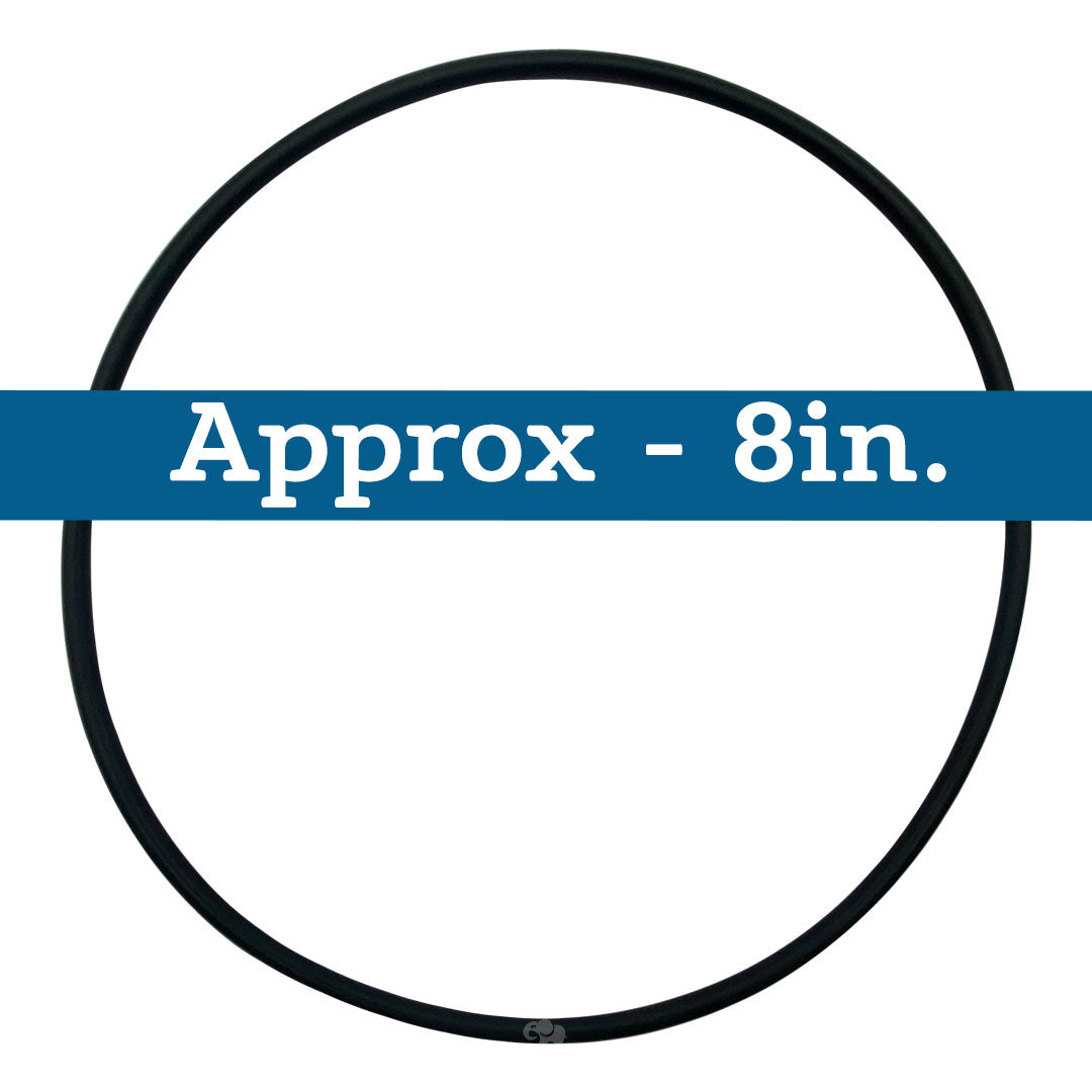Black 8-inch O-ring for Jacuzzi 2-inch multiport valve body
