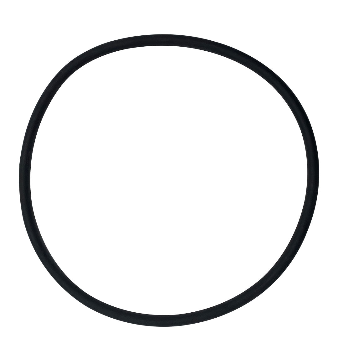 Black rubber O-ring seal for Jacuzzi sandtrap filter adapter valve lid.