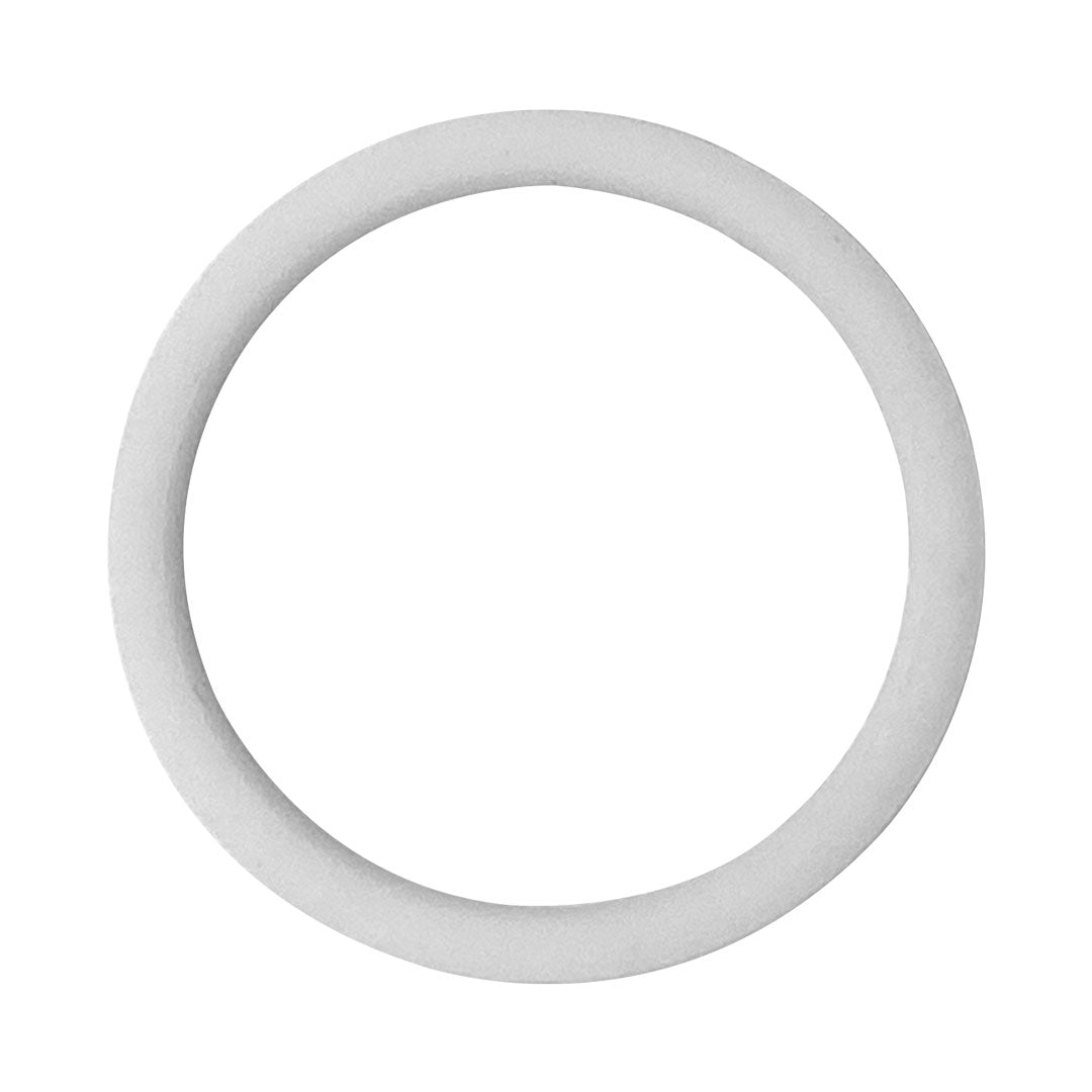 White PTFE sealing ring gasket for Hayward Vari-Flo valve parts.