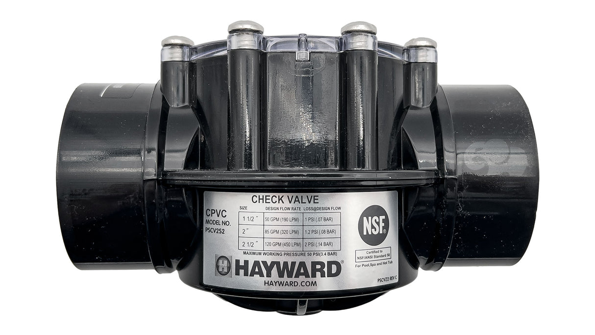 2.0" X 2.5" CPVC CHECK VALVE | PSCV2S2