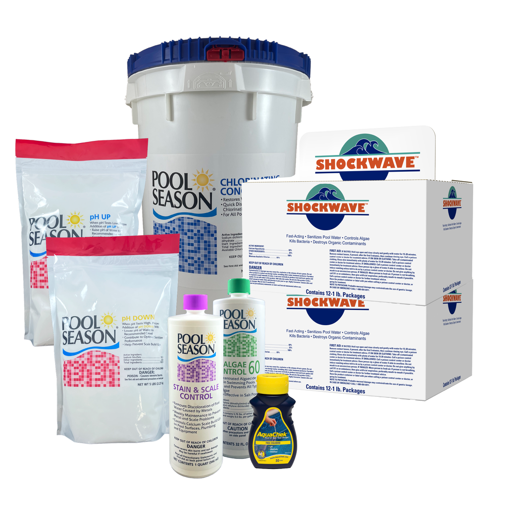 Pool Season Chemical Supply Kit - Large | HGH-50-9500