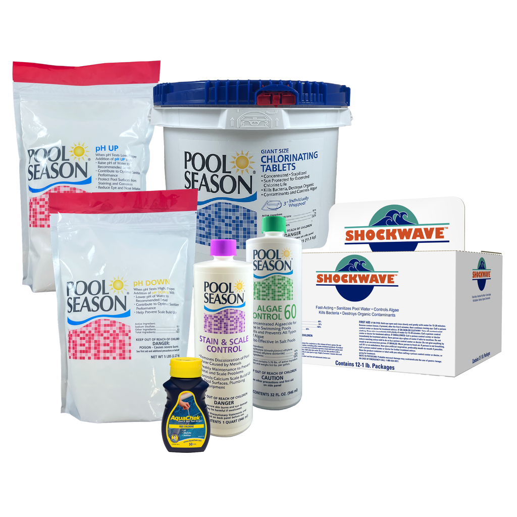 Pool Season Chemical Supply Kit - Small | HGH-50-9501