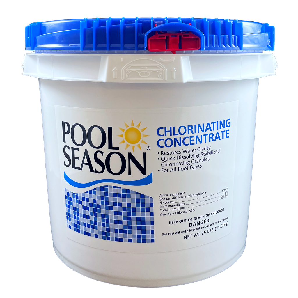POOL SEASON Chlorinating Concentrate – 25 LB Bucket | HGH-50-2625