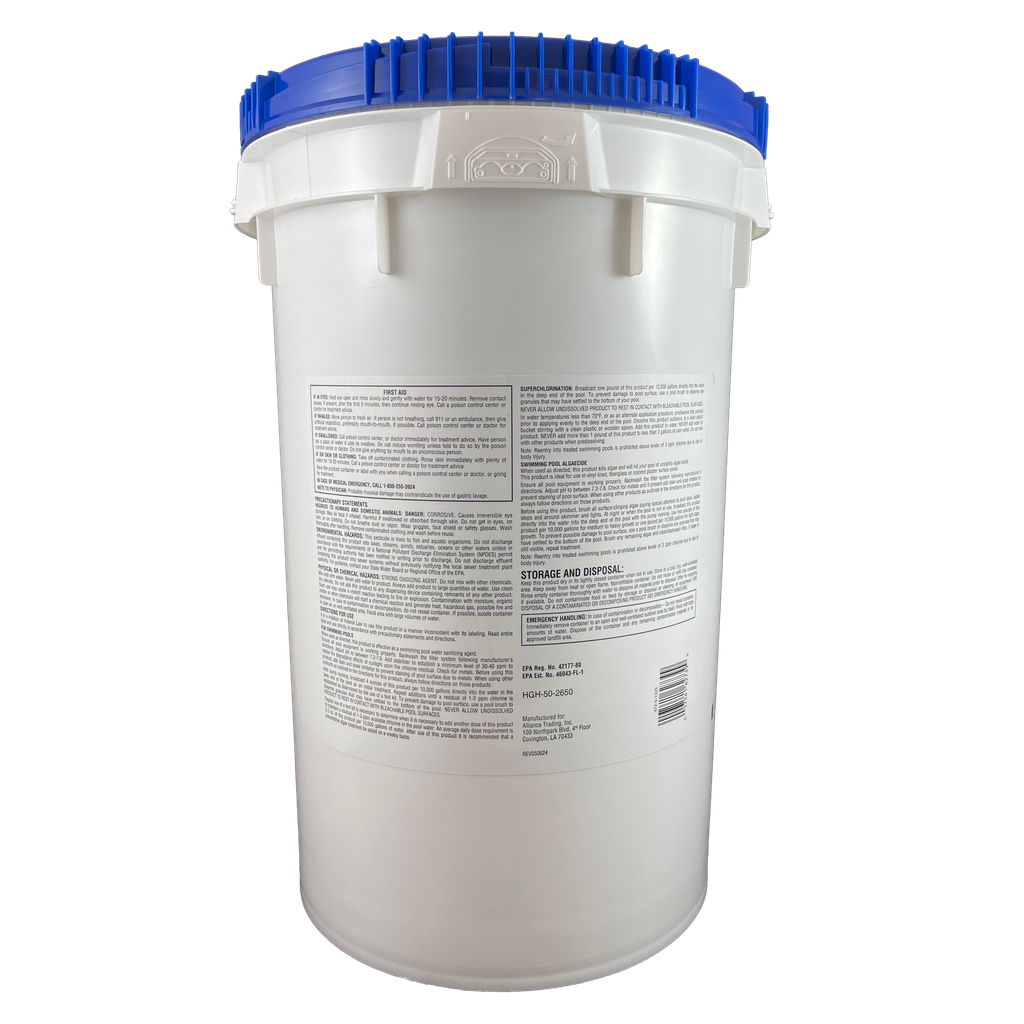 POOL SEASON Chlorinating Concentrate – 50 LB Bucket | HGH-50-2650