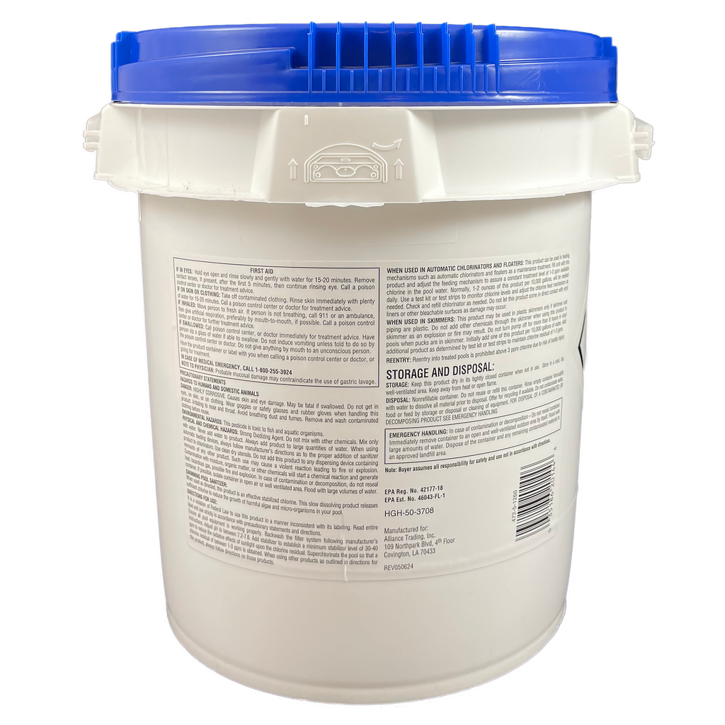 POOL SEASON Chlorinating Tablets - 8 LB Bucket