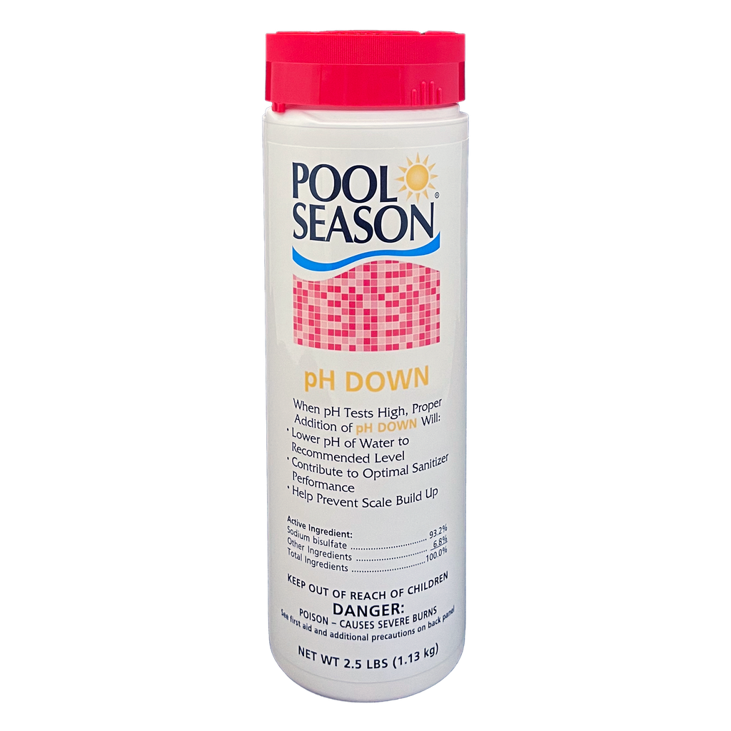 POOL SEASON pH Down – 2.5 lb Jar | HGH-50-7000