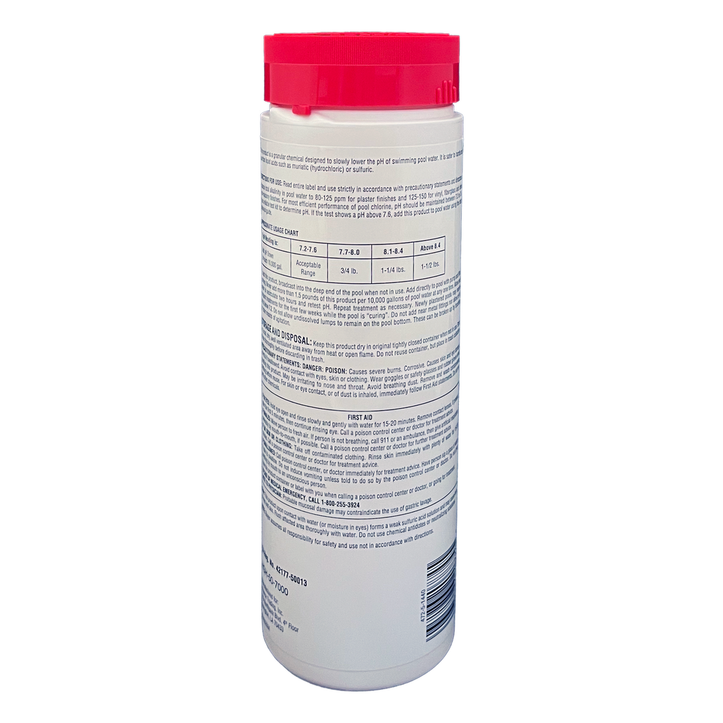 POOL SEASON pH Down – 2.5 lb Jar | HGH-50-7000