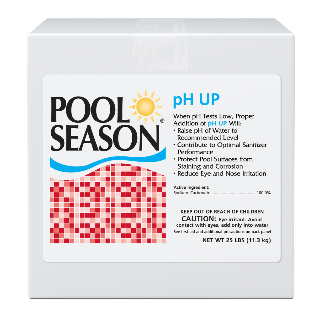 POOL SEASON pH Up – 25 lb Box | HGH-50-7124