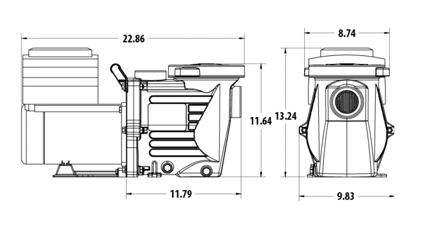 Waterway Power Defender 3.5HP Variable Speed Pump | PD-350