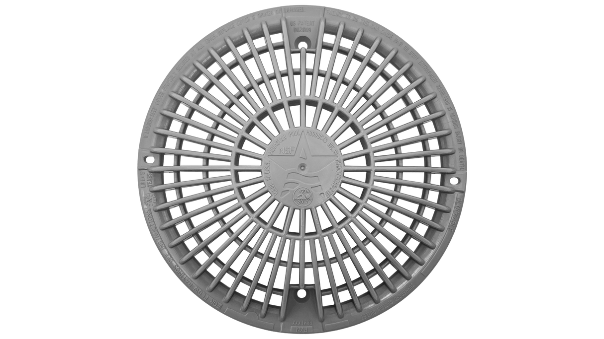 8" Round Retrofit Moflow Suction Outlet Cover With Screw And Bushing Kit | R8MF103