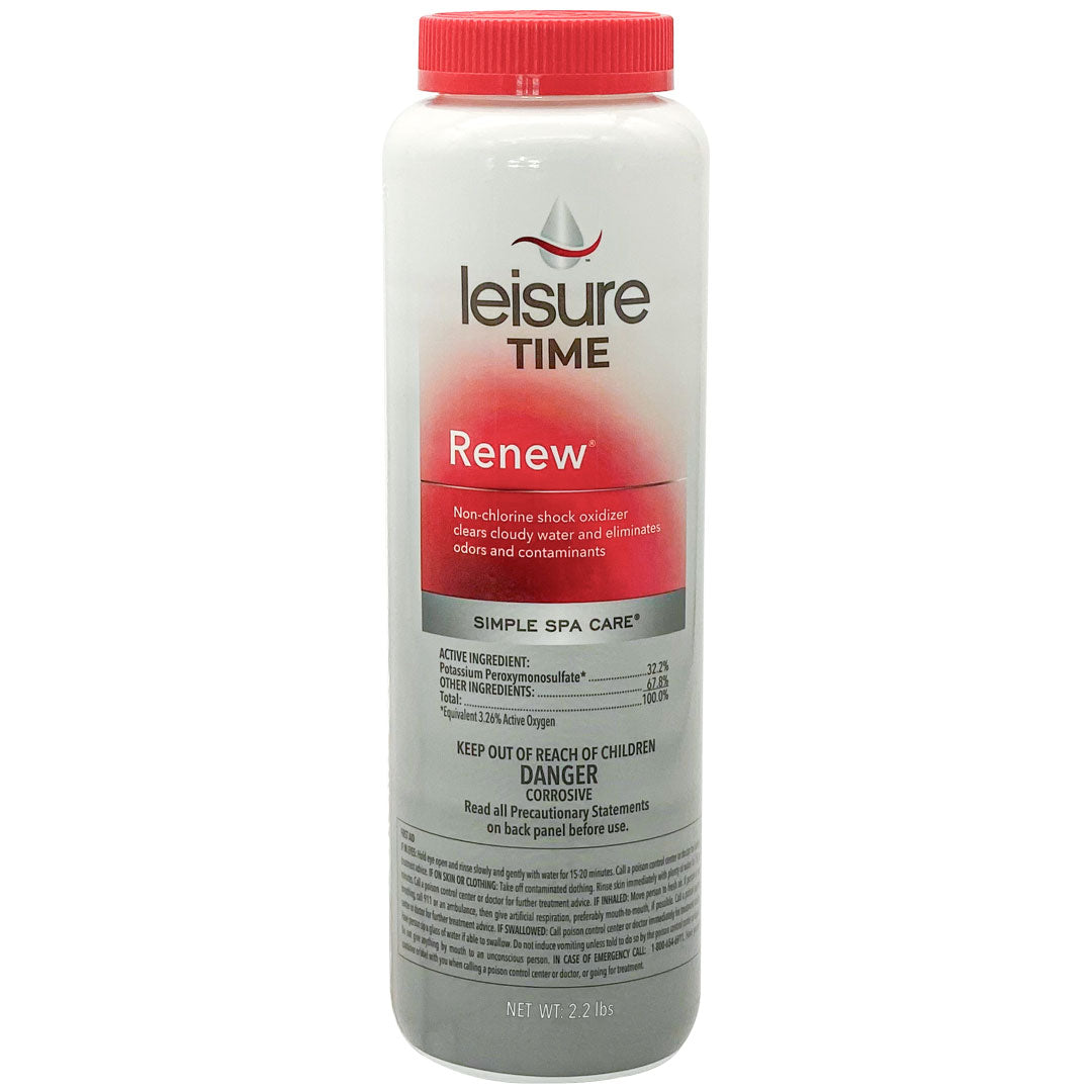 Leisure Time Renew Granular | 2.2 lbs | Spa Oxidizer for Clear Water