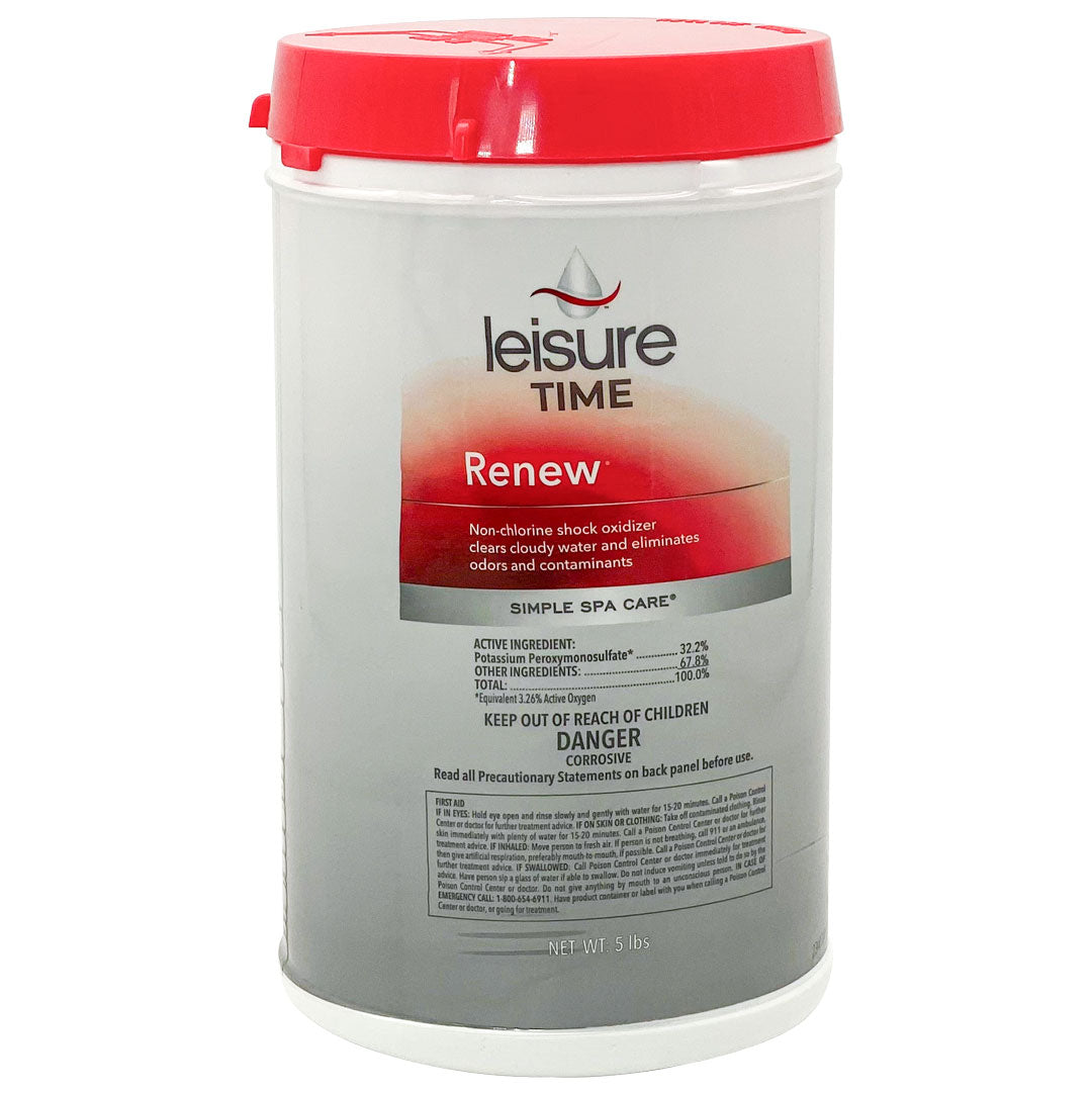 Leisure Time Renew Granular | 5 lbs | Spa Oxidizer for Clear Water
