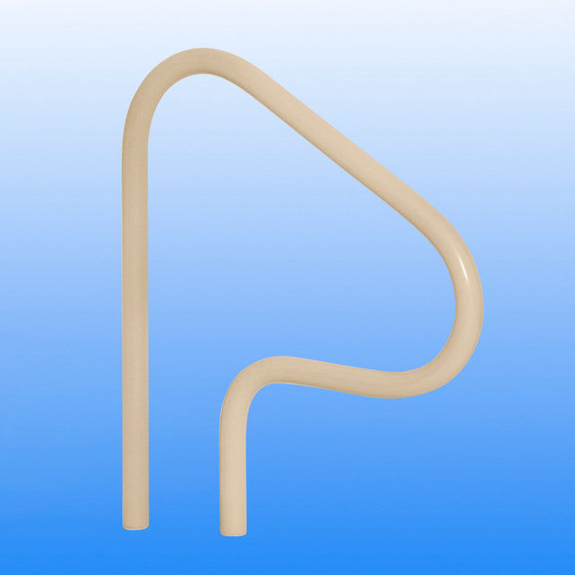 Saftron 26" x 30" Beige 3-Bend Return-to-Deck Handrail | P-326-RTD-B