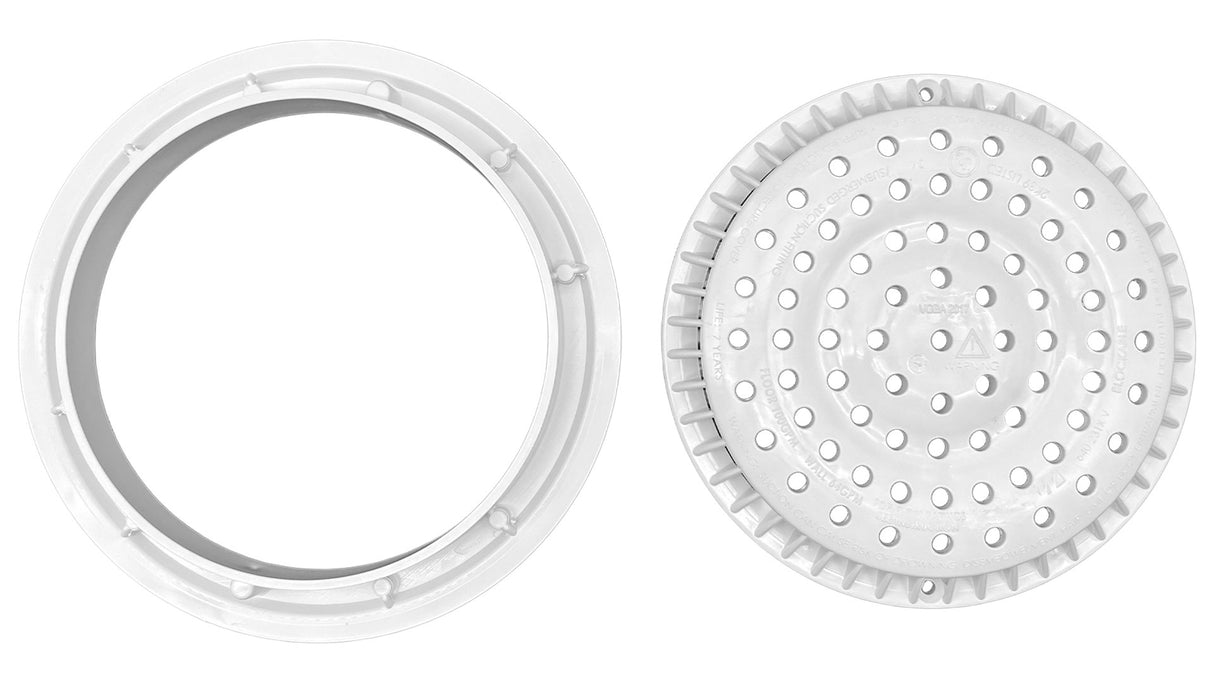 8" VC White Suction Cover with Frame | SG6402310