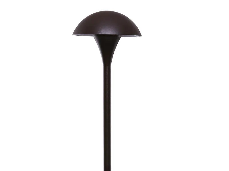 Hayward 5.5" Hat, Textured Bronze Path Light, 15" Stem || 910030